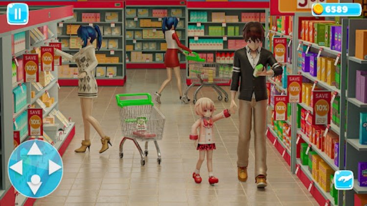 动漫父亲模拟器：虚拟家庭生活 3D