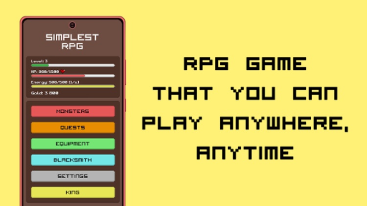 Simplest RPG  Text Adventure