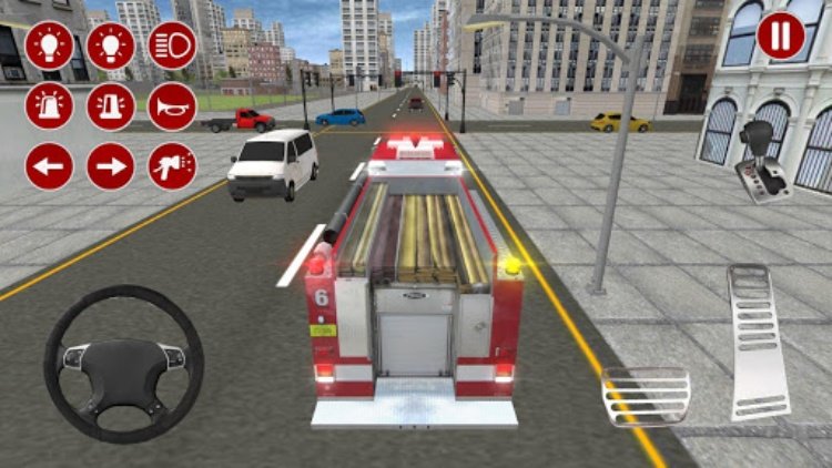Fire Truck Driving Simulator