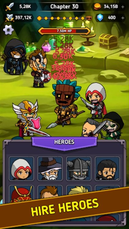 Tap Hero Clicker: Idle RPG