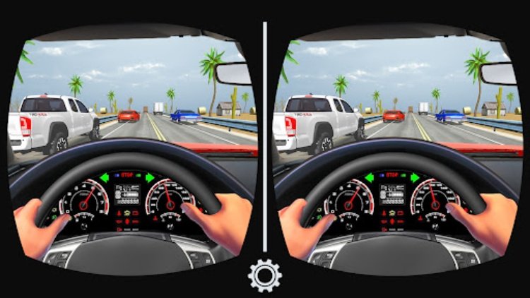 VR Traffic Racing In Car Drive