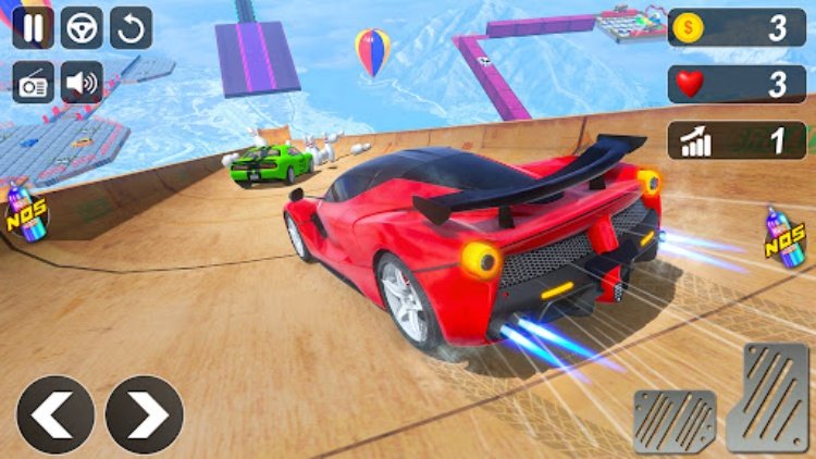 GT Car Stunts: Ramp Car Games