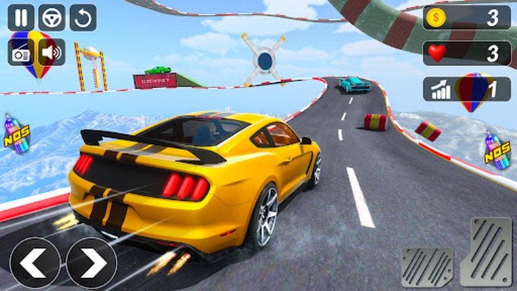 GT Car Stunts: Ramp Car Games