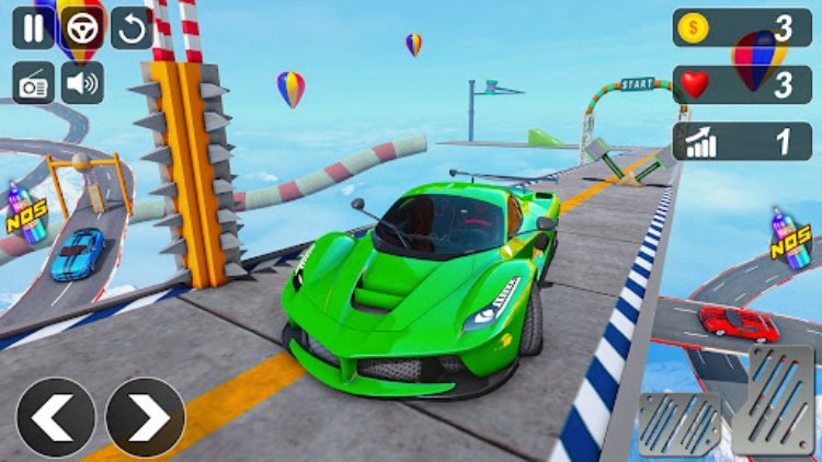GT Car Stunts: Ramp Car Games