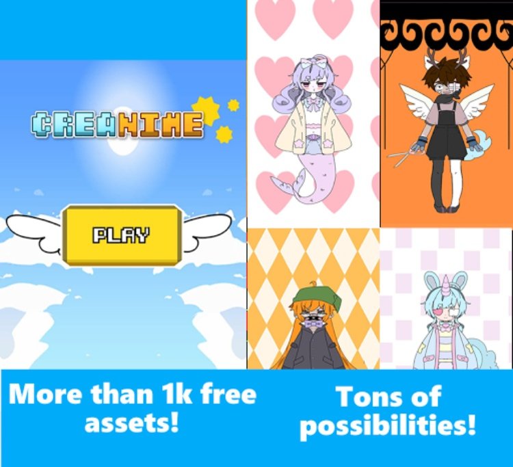 Creanime anime character maker