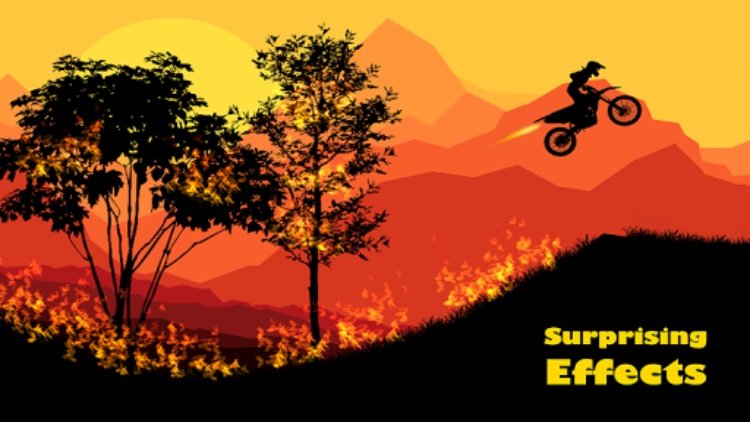 Sunset Bike Racer  Motocross
