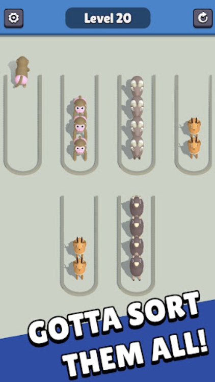 Zoo Sort 3D: Color Puzzle Game