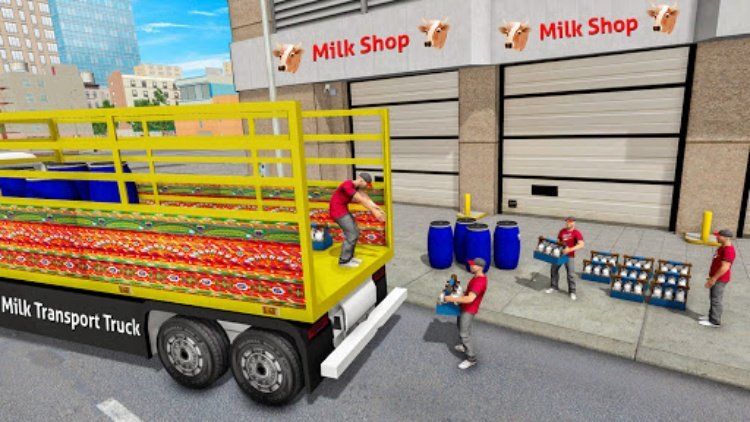 牛奶运输车：城市牛奶运输罐车