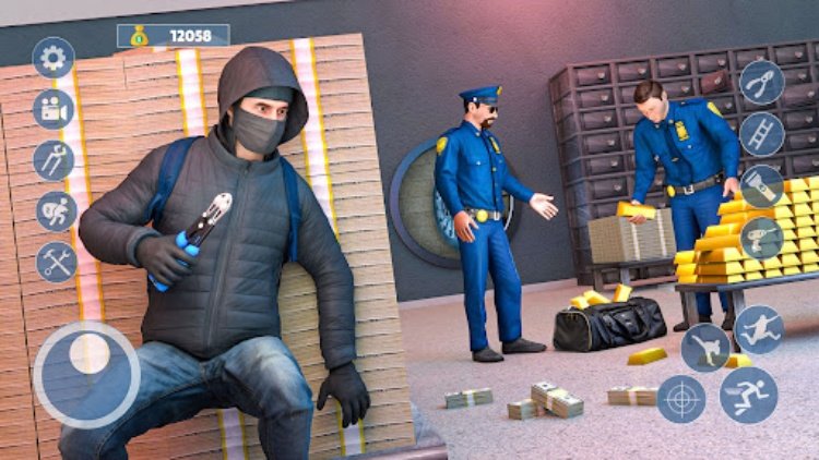 可怕的强盗之家恶作剧：3D小偷游戏