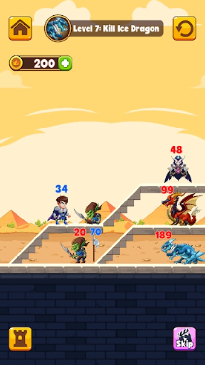 Save The Hero  Merge Puzzle
