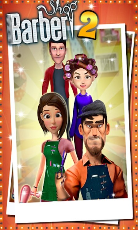理发店美发沙龙：剃光头发切割游戏2
