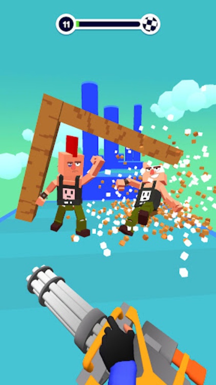 方块锻造射击大师3D