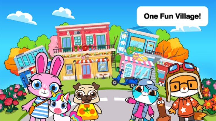 Main Street Pets Village Town