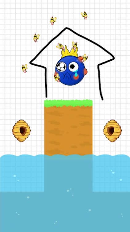Save the Rainbow Blue Monster