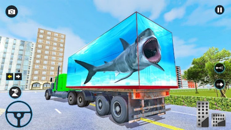 Sea Animal Transport Truck 3D