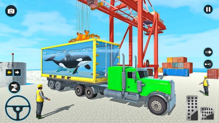 Sea Animal Transport Truck 3D