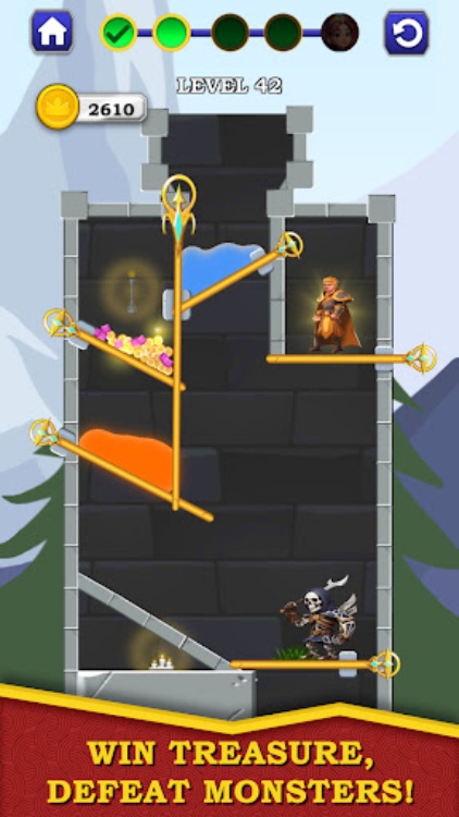 Pin Pull Hero Hunt Master Game