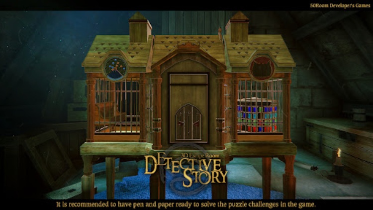 3D Escape Room Detective Story