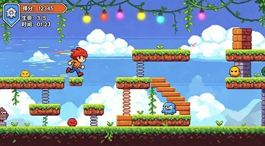 弹跳肉鸽平台闯关挑战正式版