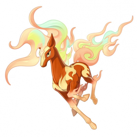 洛克王国世界野生炫彩雅丹鬃